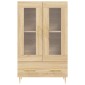 vidaXL Ντουλάπα Sonoma Δρυς 69,5 x 31 x 115 εκ. από Επεξεργασμένο Ξύλο