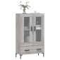 vidaXL Ντουλάπα Γκρι Sonoma 69,5 x 31 x 115 εκ. από Επεξεργασμένο Ξύλο
