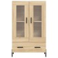 vidaXL Ντουλάπα Sonoma Δρυς 69,5 x 31 x 115 εκ. από Επεξεργασμένο Ξύλο
