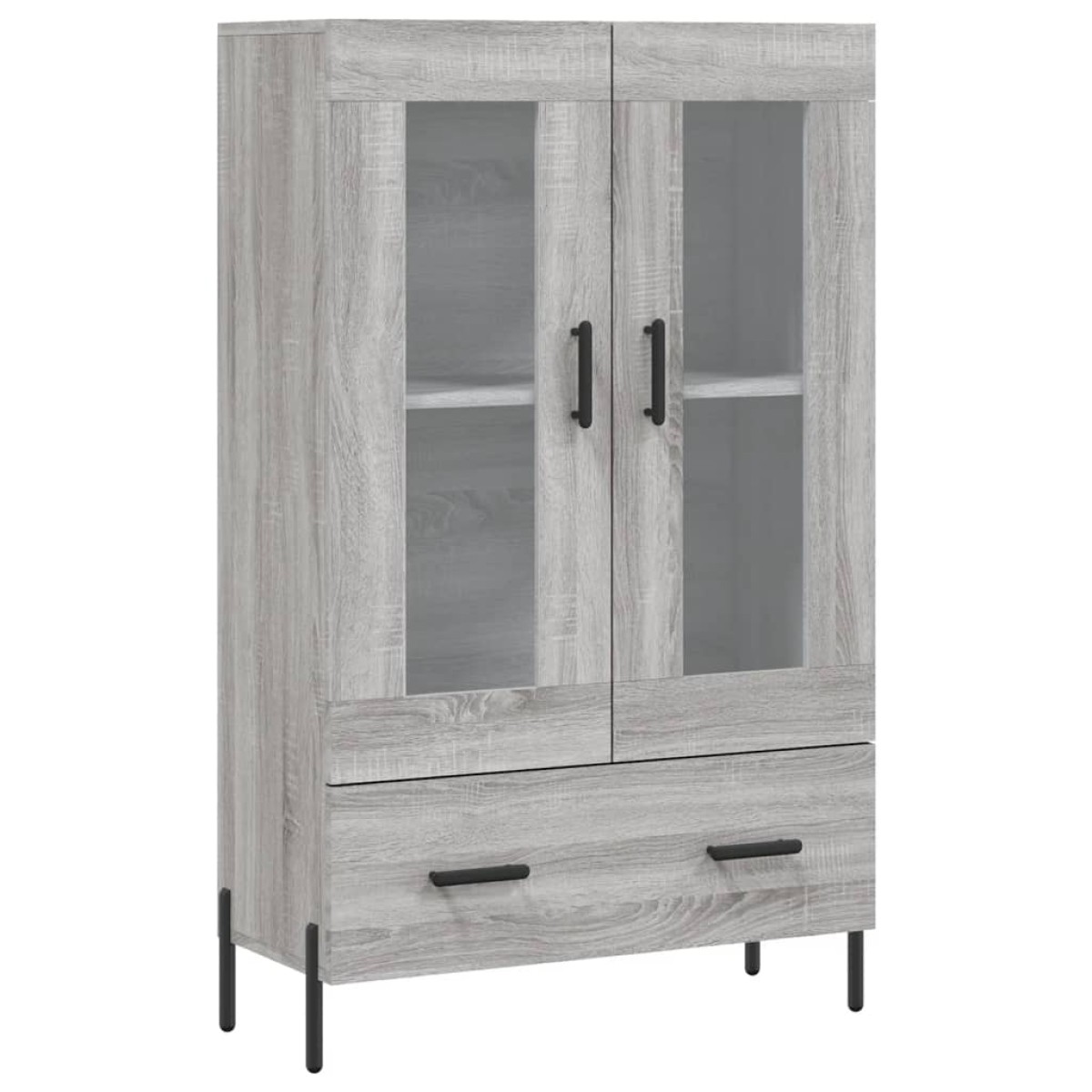 vidaXL Ντουλάπα Γκρι Sonoma 69,5 x 31 x 115 εκ. από Επεξεργασμένο Ξύλο