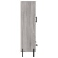 vidaXL Ντουλάπα Γκρι Sonoma 69,5 x 31 x 115 εκ. από Επεξεργασμένο Ξύλο