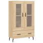 vidaXL Ντουλάπα Sonoma Δρυς 69,5 x 31 x 115 εκ. από Επεξεργασμένο Ξύλο