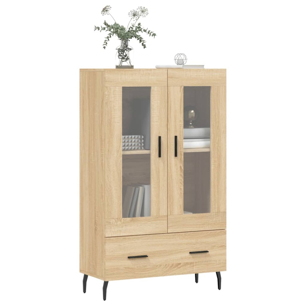vidaXL Ντουλάπα Sonoma Δρυς 69,5 x 31 x 115 εκ. από Επεξεργασμένο Ξύλο