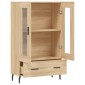 vidaXL Ντουλάπα Sonoma Δρυς 69,5 x 31 x 115 εκ. από Επεξεργασμένο Ξύλο