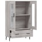 vidaXL Ντουλάπα Γκρι Sonoma 69,5 x 31 x 115 εκ. από Επεξεργασμένο Ξύλο