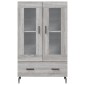 vidaXL Ντουλάπα Γκρι Sonoma 69,5 x 31 x 115 εκ. από Επεξεργασμένο Ξύλο