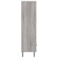 vidaXL Ντουλάπα Γκρι Sonoma 69,5 x 31 x 115 εκ. από Επεξεργασμένο Ξύλο