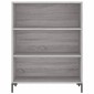 vidaXL Βιβλιοθήκη Γκρι Sonoma 69,5 x 32,5 x 90 εκ. από Επεξεργ. Ξύλο