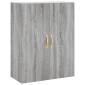vidaXL Ντουλάπι Τοίχου Γκρι Sonoma 69,5 x 34 x 90 εκ.