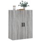 vidaXL Ντουλάπι Τοίχου Γκρι Sonoma 69,5 x 34 x 90 εκ.