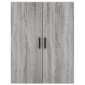 vidaXL Ντουλάπι Τοίχου Γκρι Sonoma 69,5 x 34 x 90 εκ.