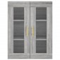 vidaXL Ντουλάπι Τοίχου Γκρι Sonoma 69,5 x 34 x 90 εκ.