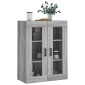 vidaXL Ντουλάπι Τοίχου Γκρι Sonoma 69,5 x 34 x 90 εκ.