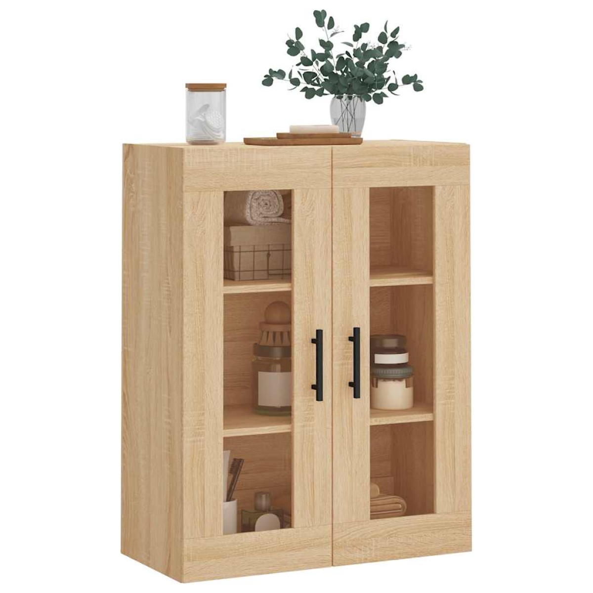 vidaXL Ντουλάπι Επιτοίχιο Sonoma Δρυς 69,5 x 34 x 90 εκ.