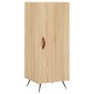 vidaXL Ντουλάπι Sonoma Δρυς 34,5x34x90 εκ. από Επεξεργασμένο Ξύλο