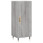 vidaXL Ντουλάπι Γκρι Sonoma 34,5x34x90 εκ. από Επεξεργασμένο Ξύλο