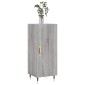 vidaXL Ντουλάπι Γκρι Sonoma 34,5x34x90 εκ. από Επεξεργασμένο Ξύλο