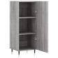 vidaXL Ντουλάπι Γκρι Sonoma 34,5x34x90 εκ. από Επεξεργασμένο Ξύλο