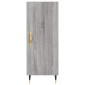 vidaXL Ντουλάπι Γκρι Sonoma 34,5x34x90 εκ. από Επεξεργασμένο Ξύλο
