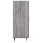 vidaXL Ντουλάπι Γκρι Sonoma 34,5x34x90 εκ. από Επεξεργασμένο Ξύλο