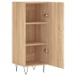 vidaXL Ντουλάπι Sonoma Δρυς 34,5x34x90 εκ. από Επεξεργασμένο Ξύλο