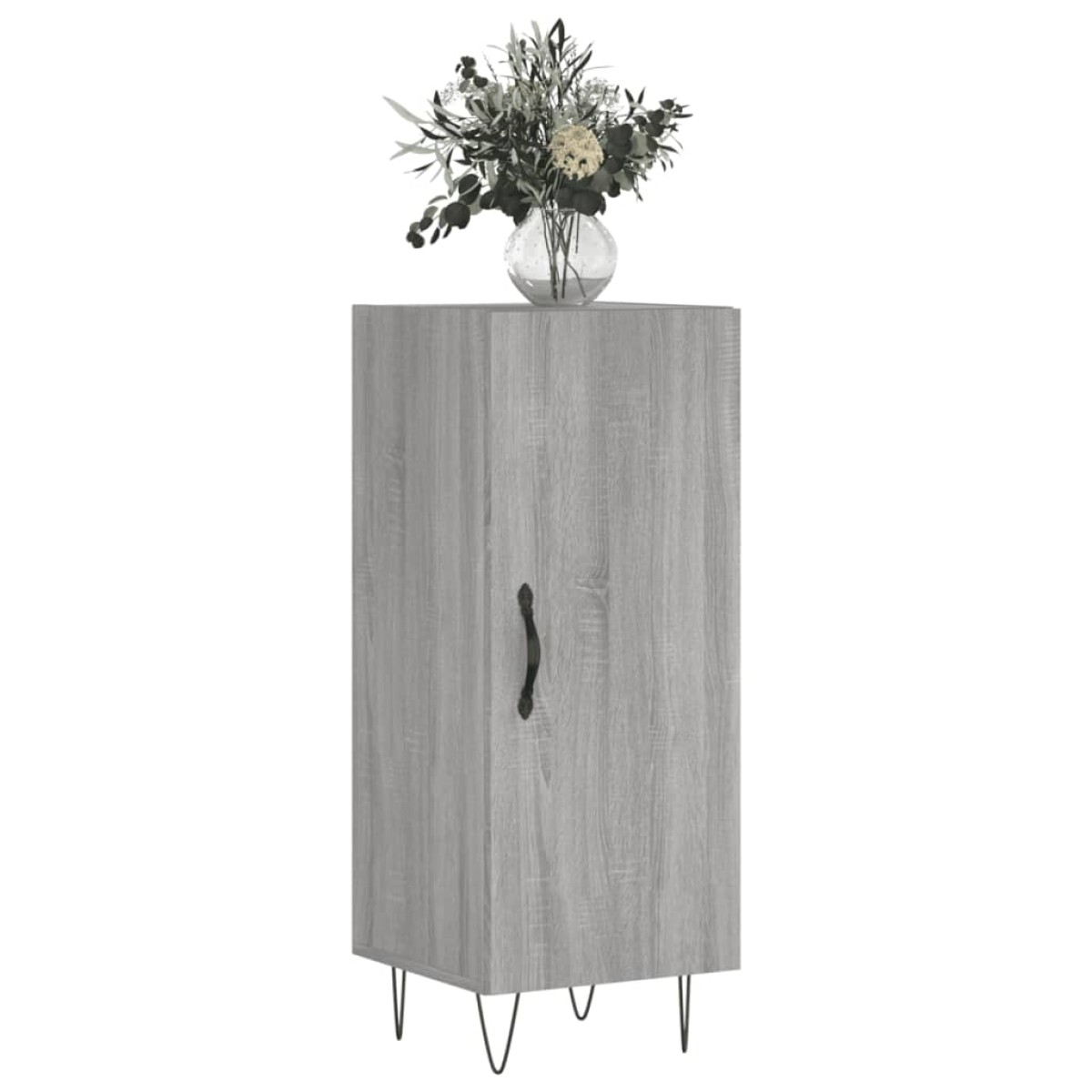 vidaXL Ντουλάπι Γκρι Sonoma 34,5x34x90 εκ. από Επεξεργασμένο Ξύλο