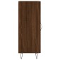 vidaXL Ντουλάπι Καφέ Δρυς 34,5 x 34 x 90 εκ. Επεξεργασμένο Ξύλο