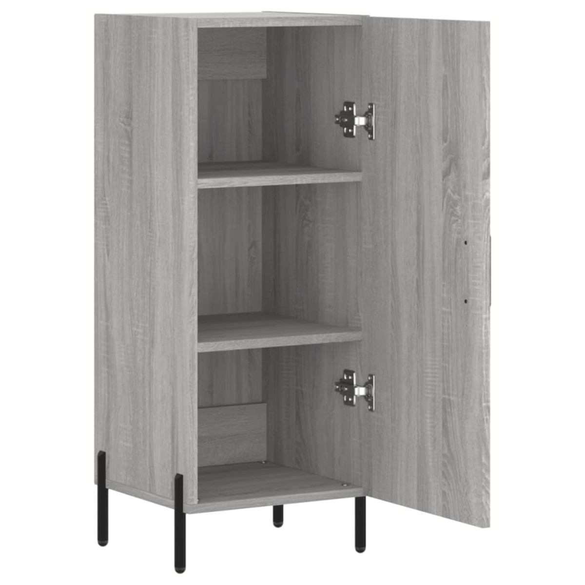 vidaXL Ντουλάπι Γκρι Sonoma 34,5x34x90 εκ. από Επεξεργασμένο Ξύλο