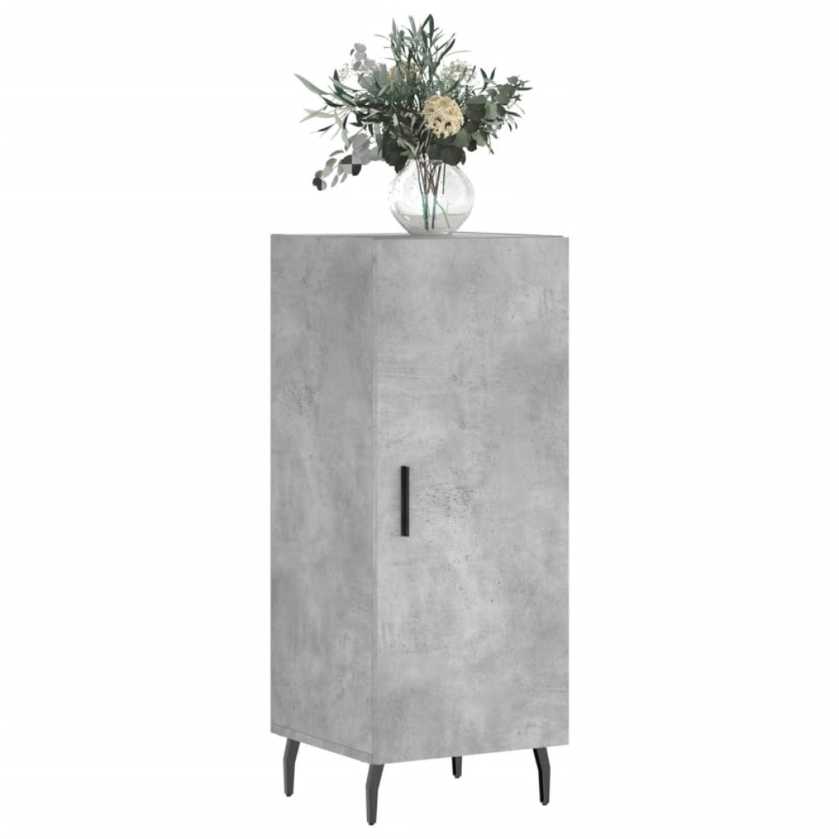 vidaXL Ντουλάπι Γκρι Σκυροδέματος 34,5x34x90 εκ. Επεξεργασμένο Ξύλο