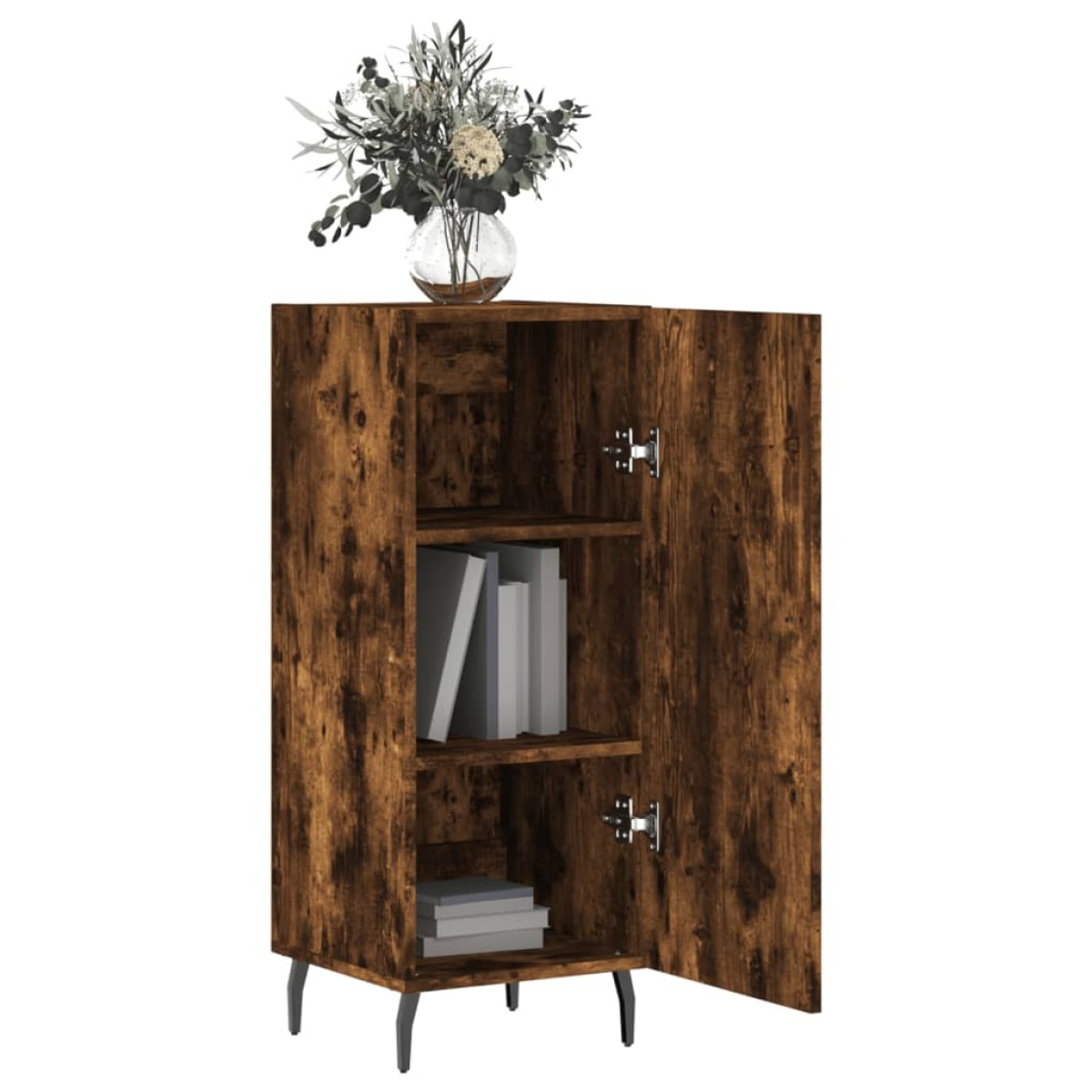 vidaXL Ντουλάπι Καπνιστή Δρυς 34,5 x 34 x 90 εκ. Επεξεργασμένο Ξύλο