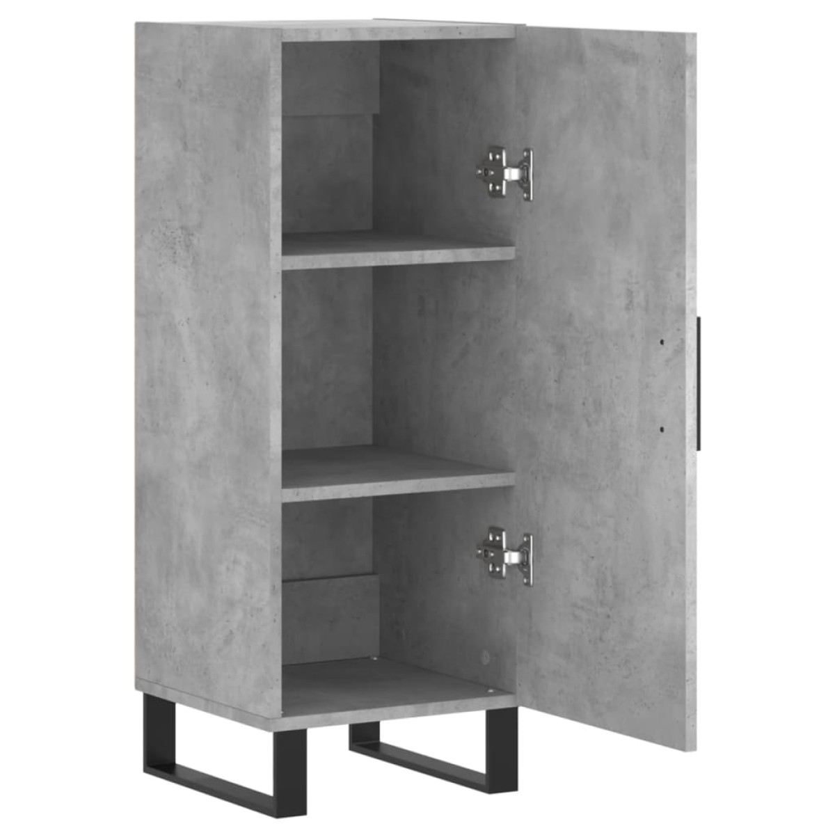 vidaXL Ντουλάπι Γκρι Σκυροδέματος 34,5x34x90 εκ. Επεξεργασμένο Ξύλο