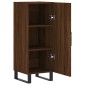 vidaXL Ντουλάπι Καφέ Δρυς 34,5 x 34 x 90 εκ. Επεξεργασμένο Ξύλο