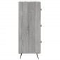 vidaXL Ντουλάπι Γκρι Sonoma 34,5x34x90 εκ. από Επεξεργασμένο Ξύλο