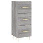 vidaXL Ντουλάπι Γκρι Sonoma 34,5x34x90 εκ. από Επεξεργασμένο Ξύλο