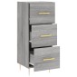vidaXL Ντουλάπι Γκρι Sonoma 34,5x34x90 εκ. από Επεξεργασμένο Ξύλο