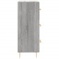 vidaXL Ντουλάπι Γκρι Sonoma 34,5x34x90 εκ. από Επεξεργασμένο Ξύλο