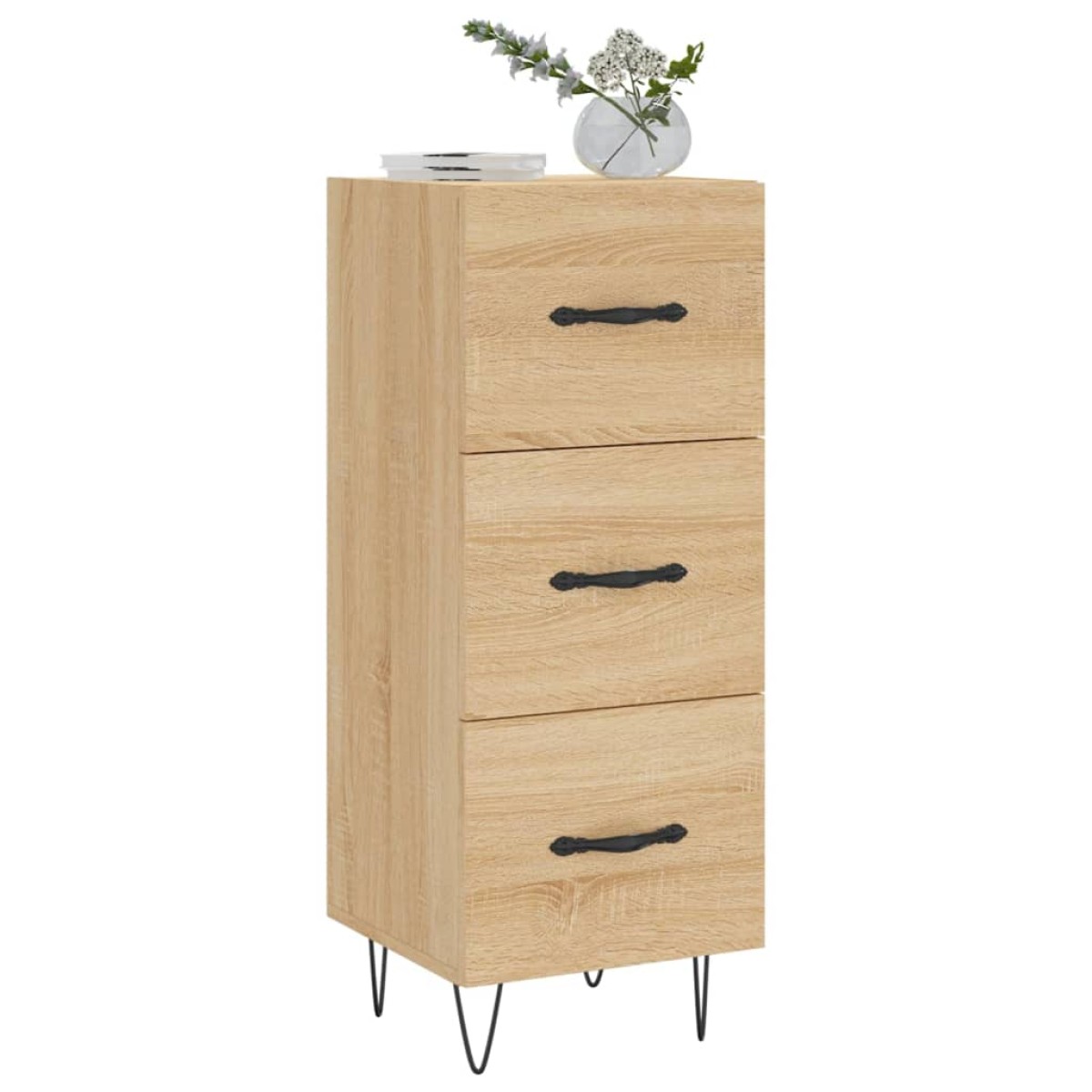 vidaXL Ντουλάπι Sonoma Δρυς 34,5x34x90 εκ. από Επεξεργασμένο Ξύλο