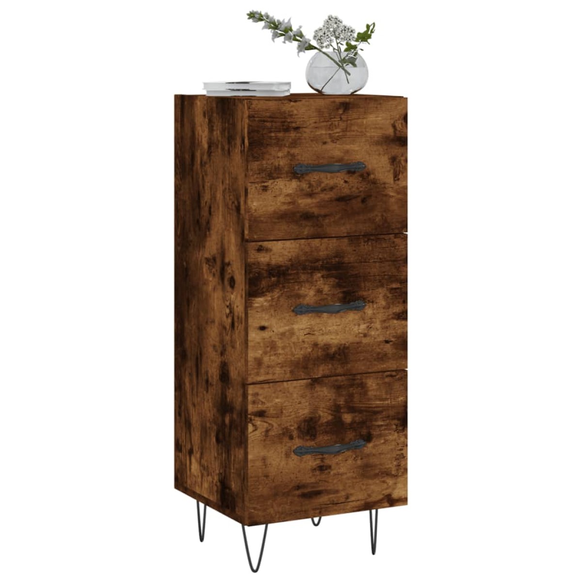 vidaXL Ντουλάπι Καπνιστή Δρυς 34,5 x 34 x 90 εκ. Επεξεργασμένο Ξύλο