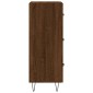 vidaXL Ντουλάπι Καφέ Δρυς 34,5 x 34 x 90 εκ. Επεξεργασμένο Ξύλο