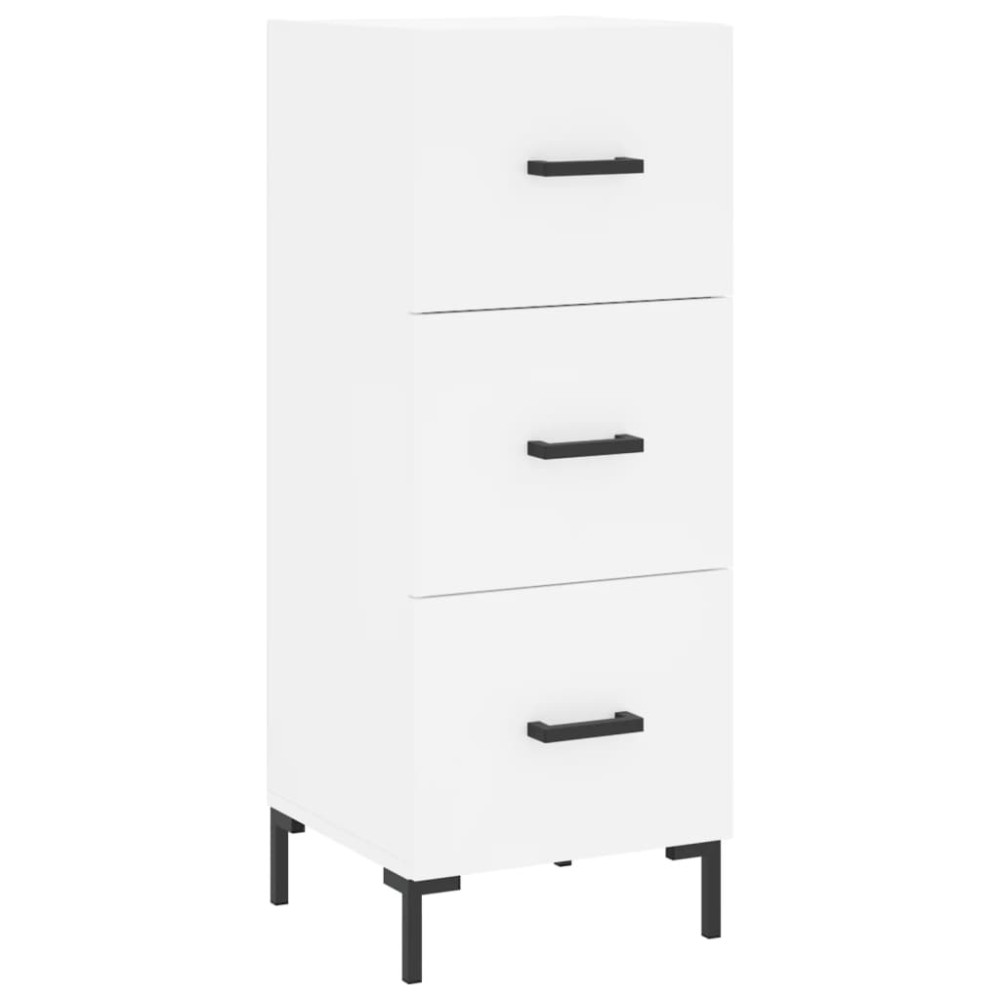 vidaXL Ντουλάπι Λευκό 34,5 x 34 x 90 εκ. από Επεξεργασμένο Ξύλο