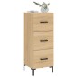 vidaXL Ντουλάπι Sonoma Δρυς 34,5x34x90 εκ. από Επεξεργασμένο Ξύλο