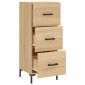 vidaXL Ντουλάπι Sonoma Δρυς 34,5x34x90 εκ. από Επεξεργασμένο Ξύλο
