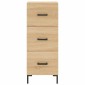vidaXL Ντουλάπι Sonoma Δρυς 34,5x34x90 εκ. από Επεξεργασμένο Ξύλο