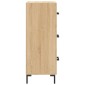 vidaXL Ντουλάπι Sonoma Δρυς 34,5x34x90 εκ. από Επεξεργασμένο Ξύλο