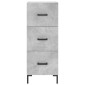 vidaXL Ντουλάπι Γκρι Σκυροδέματος 34,5x34x90 εκ. Επεξεργασμένο Ξύλο