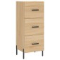 vidaXL Ντουλάπι Sonoma Δρυς 34,5x34x90 εκ. από Επεξεργασμένο Ξύλο
