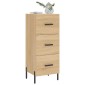 vidaXL Ντουλάπι Sonoma Δρυς 34,5x34x90 εκ. από Επεξεργασμένο Ξύλο