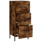 vidaXL Ντουλάπι Καπνιστή Δρυς 34,5 x 34 x 90 εκ. Επεξεργασμένο Ξύλο