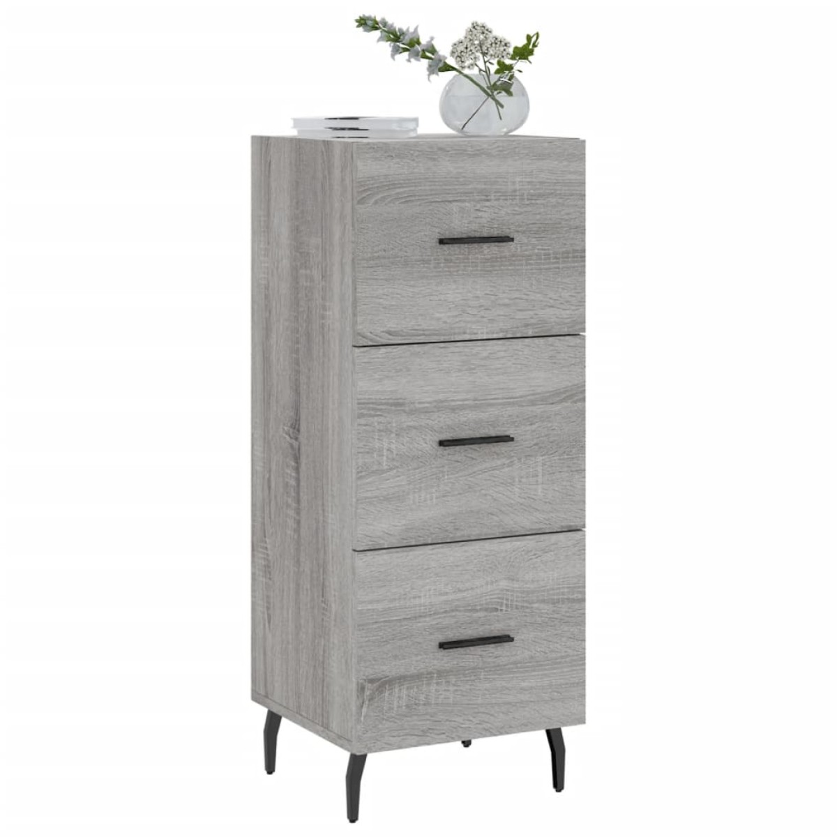 vidaXL Ντουλάπι Γκρι Sonoma 34,5x34x90 εκ. από Επεξεργασμένο Ξύλο