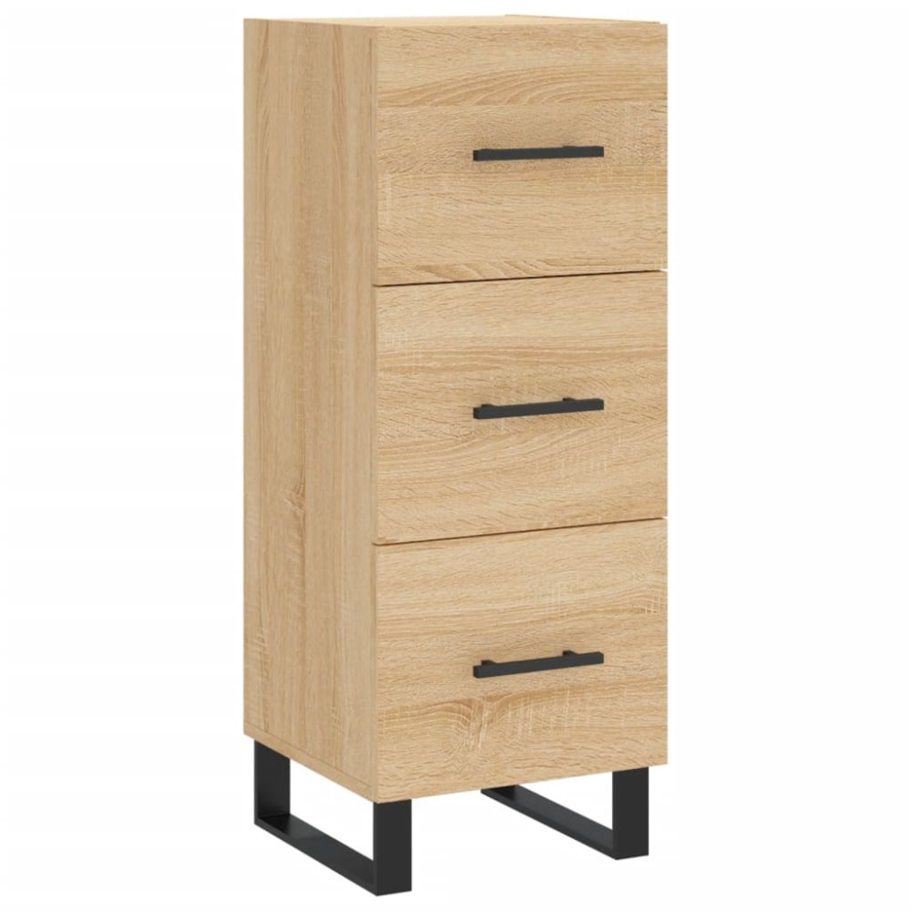 vidaXL Ντουλάπι Sonoma Δρυς 34,5x34x90 εκ. από Επεξεργασμένο Ξύλο
